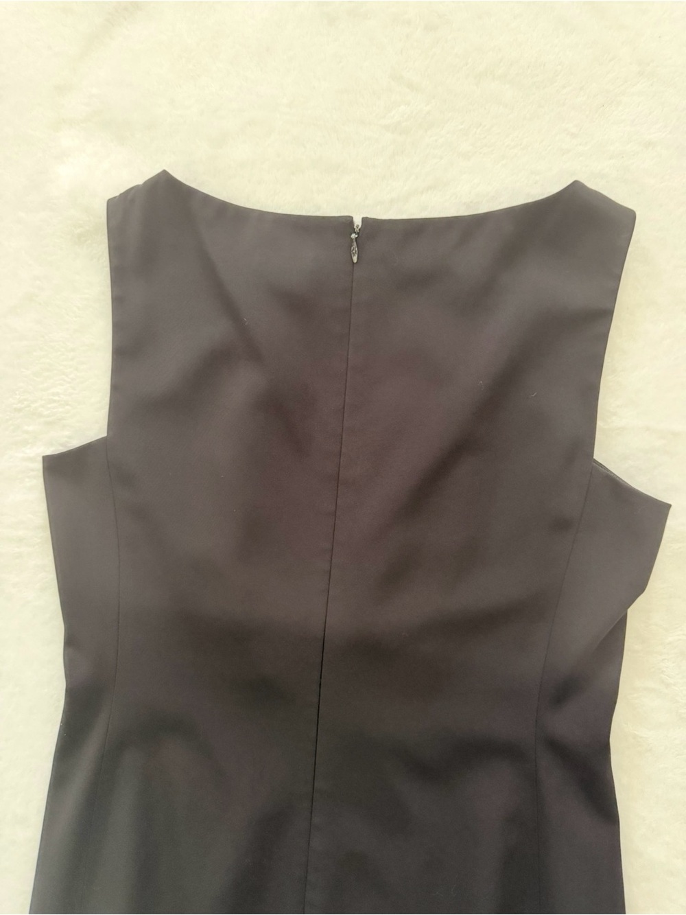 Ann Taylor,  Black Sleeveless Sheath Mini Dress - S - Picture 5 of 9